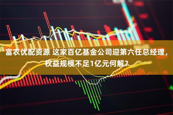 富农优配资源 这家百亿基金公司迎第六任总经理,权益规模不足1亿元何解?